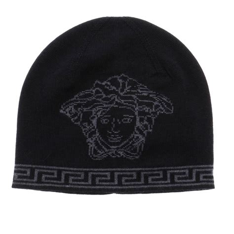 cappelli di lana uomo versace|VERSACE.